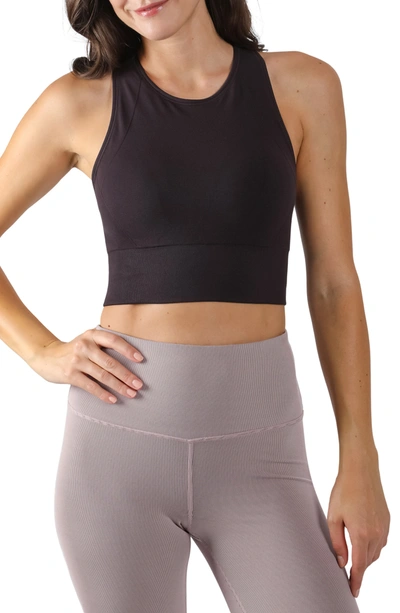 90 Degree By Reflex High Neck Racerback Seamless Sports Bra In