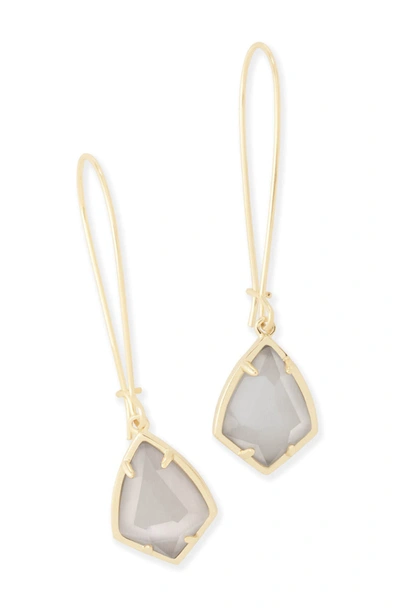 Kendra Scott Carrine Earrings In Slate/ Silver