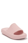 Mia Lexa Platform Slide Sandal In Blush