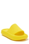 Mia Lexa Slide Sandal In Yellow