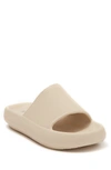 Mia Lexa Platform Slide Sandal In Sand