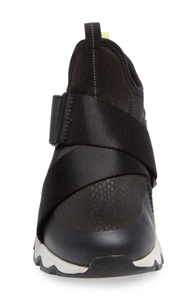 Sorel Kinetic Sneak High Top Sneaker In Black/ Black