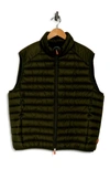 Save The Duck Water & Wind Resistant Puffer Vest In Dusty Olive
