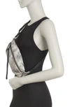 Aimee Kestenberg Milan Leather Belt Bag In Distressed Pewter