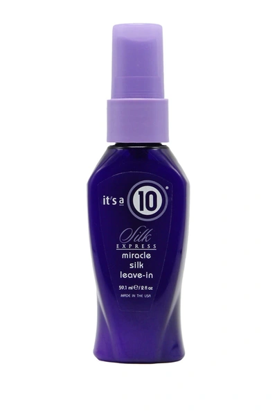 It's A 10 Silk Express Miracle Silk Leave-in
