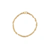 TOM WOOD CABLE GOLD-PLATED CHAIN BRACELET,4104681