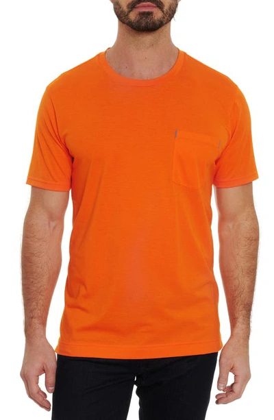 Robert Graham Men's Myles Pima Cotton T-shirt In Burnt Orange