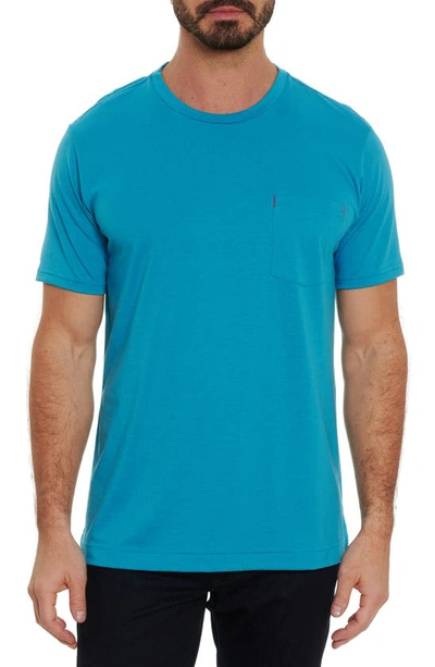 Robert Graham Men's Myles Pima Cotton T-shirt In Teal
