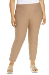 Eileen Fisher Stretch Crepe Ankle Pants In Barly