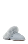 Ugg Scuff Sis Dyed Sheepskin Slippers In Ash Fog