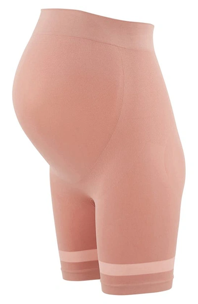 Cache Coeur Maternity/nursing Sport Shorts In Pink