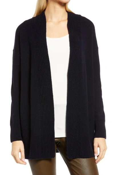 Vince Wool And Cashmere-blend Cardigan In Coastal Blue