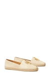 Tory Burch Eleanor Espadrille Flat In New Cream