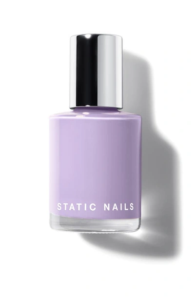 Static Nails Liquid Glass Nail Polish In Lavender Fields
