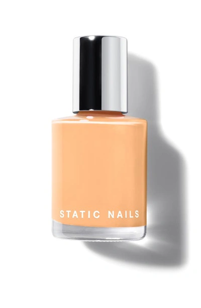 Static Nails Liquid Glass Nail Polish In Peachy Keen