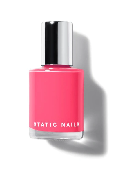 Static Nails Liquid Glass Nail Polish In Flamingo Rum Club