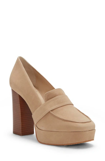 Vince Camuto Mebrana Platform Pump In Tortilla