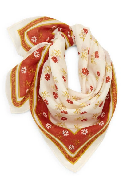 Madewell Bandana In Afterglow Red
