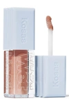 Kosas Wet Lip Oil Plumping Peptide Lip Treatment Gloss Unzipped .15 oz/ 4.6 ml