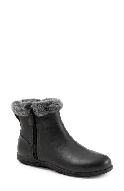 Softwalkr Helena Faux Fur Lined Boot In Black