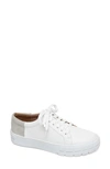 Linea Paolo Kenzi Platform Sneaker In Eggshell/ Off White