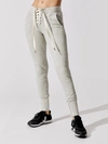 NSF MADDOX LACE FRONT SLIM JOGGERS