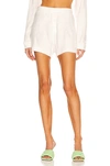Rta Maddy High-rise Shorts In White