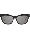 Saint Laurent Sl M79 Monogram Cat-eye Acetate Sunglasses In Grau