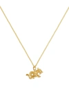 PATCHARAVIPA 18KT YELLOW GOLD TINY DRAGON NECKLACE