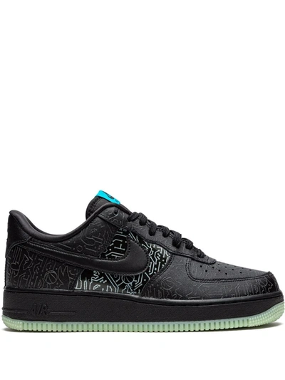 Nike X Space Jam Air Force 1 Sneakers In Black