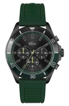 LACOSTE TIEBREAKER CHRONOGRAPH SILICONE STRAP WATCH, 44MM,2011153