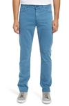 Ag Everett Sud Slim Straight Fit Pants In Sulfur Luna Blue