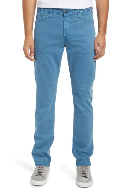 Ag Everett Sud Slim Straight Fit Pants In Sulfur Luna Blue