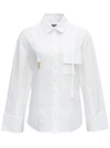 JACQUEMUS LE CHEMISE EDOLO SHIRT IN VISCOSE BLEND