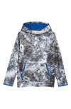 Under Armour Kids' Armour Fleece® Cloud Pullover Hoodie In Pitch Gray