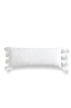 Sunday Citizen Braided Pom Pom Lumbar Pillow In Off White