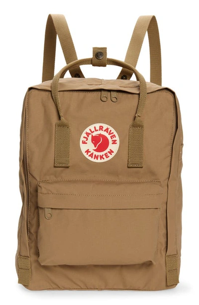 Fjall Raven Fjällräven Kånken Water Resistant Backpack In Clay