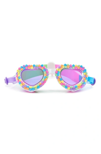 Bling2o Kids' Valentine U Rock Rainbow Swim Goggles For Girls - Ages 2-6