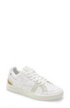 On The Roger Clubhouse Faux Leather, Suede And Mesh Sneakers In White/ Brze