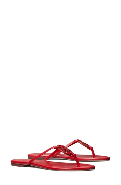 Tory Burch Women's Miller Knotted Thong Sandals In Washed Berry