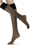 Oroblu 2-pack Compression Knee Highs In Black