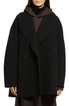 The Row Polli Oversize Wool Blend Jacket In Black
