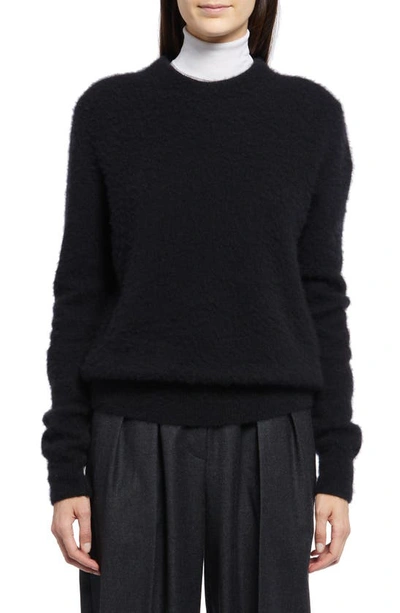 The Row Lambeth Cashmere Turtleneck Jumper In Black