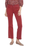 Nydj Fiona Slim Ankle Flare Jeans In Red