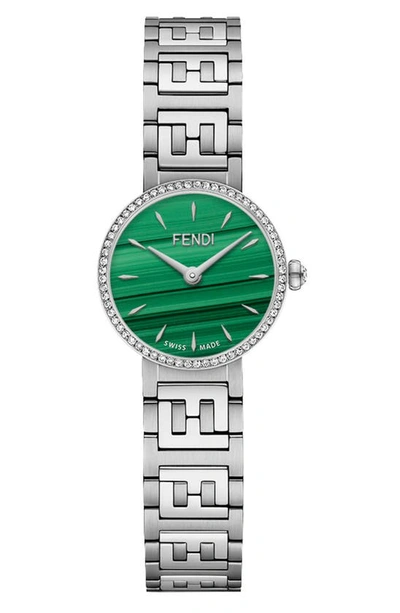 Fendi Bracelet Watch, 19mm In Stainless Steel
