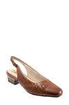 TROTTERS DEA WOVEN SLINGBACK PUMP,T2168-215