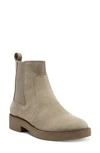 Lucky Brand Pogan Chelsea Boot In Light Fossilized Suede