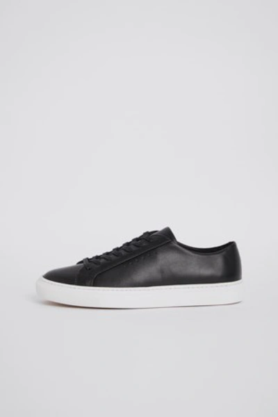 Filippa K Kate Low Sneaker In Black,white