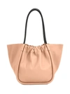 Proenza Schouler Ruched Leather Tote In Peach