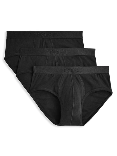 2(x)ist 3-pack Pima Cotton Briefs In Black